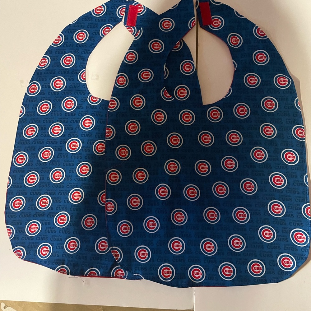 Chicago Cubs His and Hers Adult  Blue Bib Set (clothes protectors)